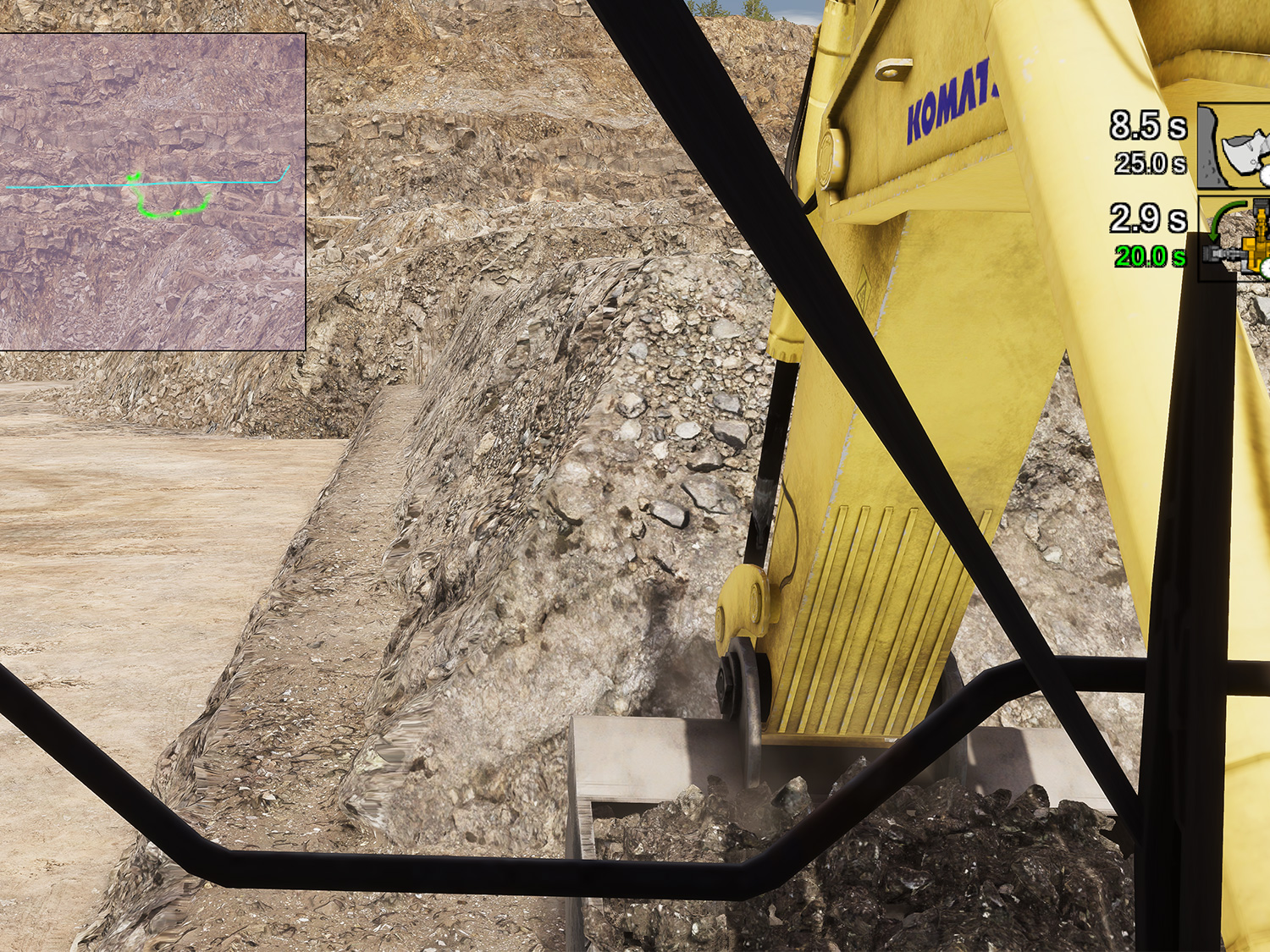 Perfil de excavación